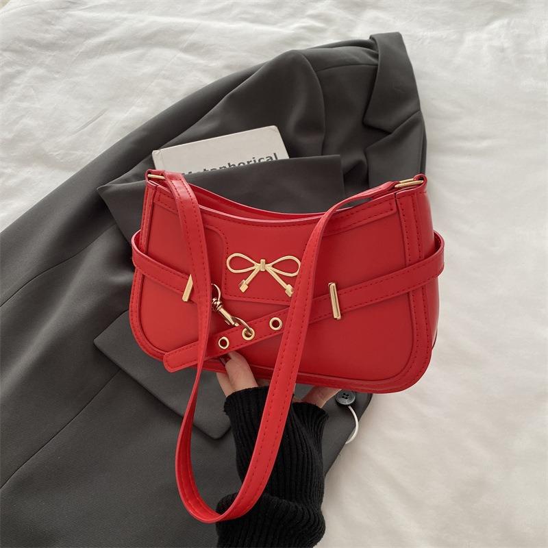 Fashion bag women's new high-value versatile armpit bag fresh and casual shoulder small square bag women's bag