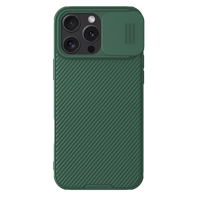 Nillkin iPhone 16 Pro Max Anti-Peep Lens Cover Case, Black Mirror.