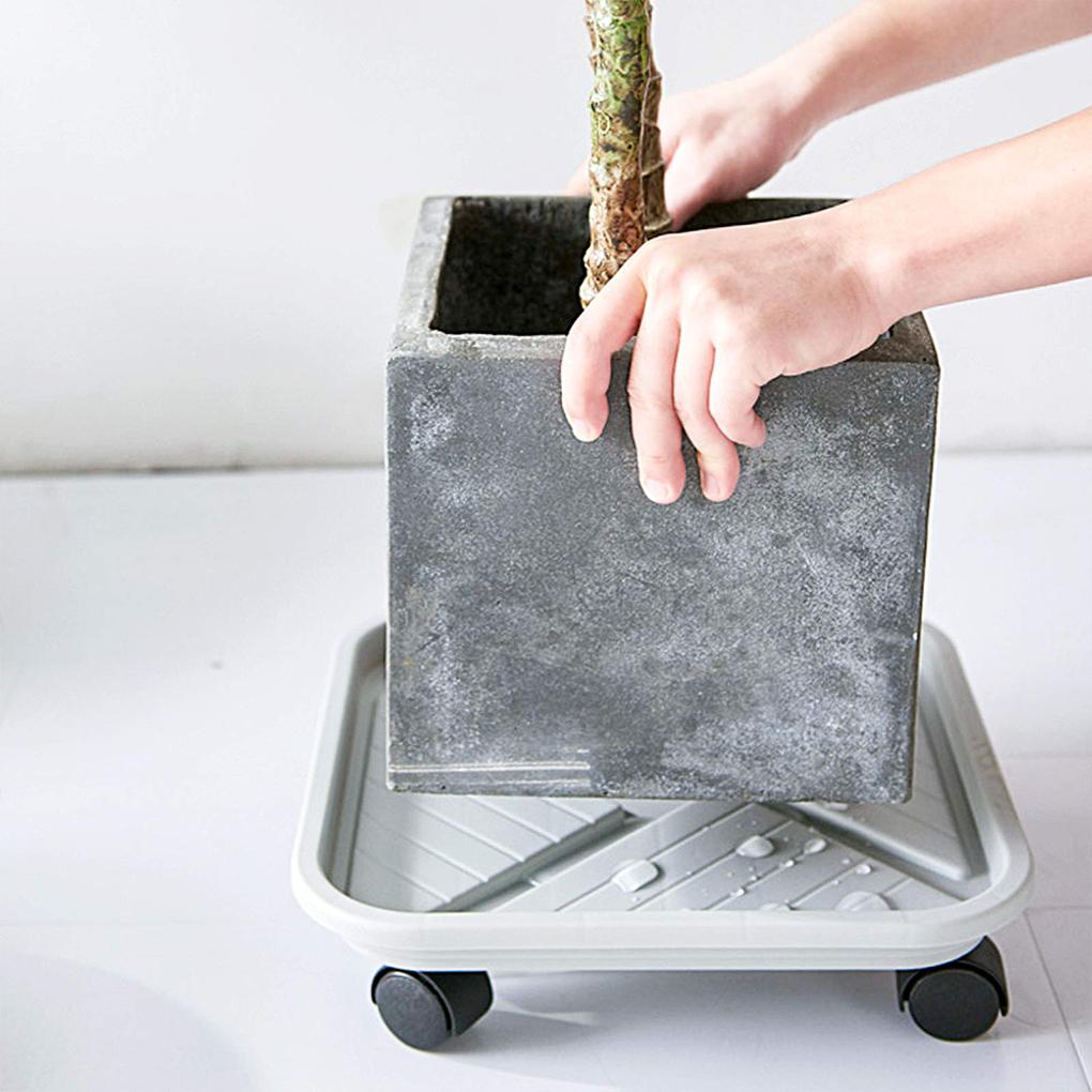 Kwadratowa Paleta Podstawka pod Doniczkę Stojak na Doniczkę Wewnętrzny Zewnętrzny Balkon Doniczka Bonsai Spodek Taca do Zbierania Wody Artykuły Ogrodnicze