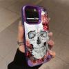 Luxury Skull Floral Cartoon Phone Case For iPhone 16 15 14 13 PRO MAX 11 12 13 PRO X XS XR 7 8 Plus Protective Shell Y2k Cover