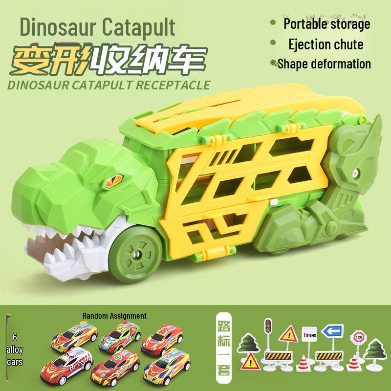 

Детский игрушечный набор «Динозавр»: Слайд, выброс, транспорт, трек, хранение, образовательные легкосплавные транспортные средства
