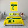 Brazilian Crest and Number. Bedding Sets Duvet Cover Sets Duvet Covers Pillowcases(1 * Duvet Cover 2 * Pillowcases, Without Duvet Insert)
