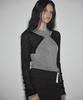 Growhide Tommy Chain Crop Bolero Cardigan_Black