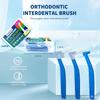 with PortableCase 20Count for Cleaning Interdental Brush Cleaners Dental Tooth Flossing Head Oral Hygiene Angle Easy clean teeth