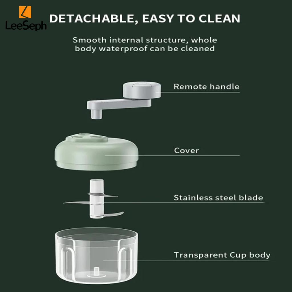 Leeseph Knoblauchzerkleinerer für die Haushaltsküche, manuelles Knoblauchstampfgerät, Nussmühle, geeignet für Ingwer, Chili, Obst, Fleisch