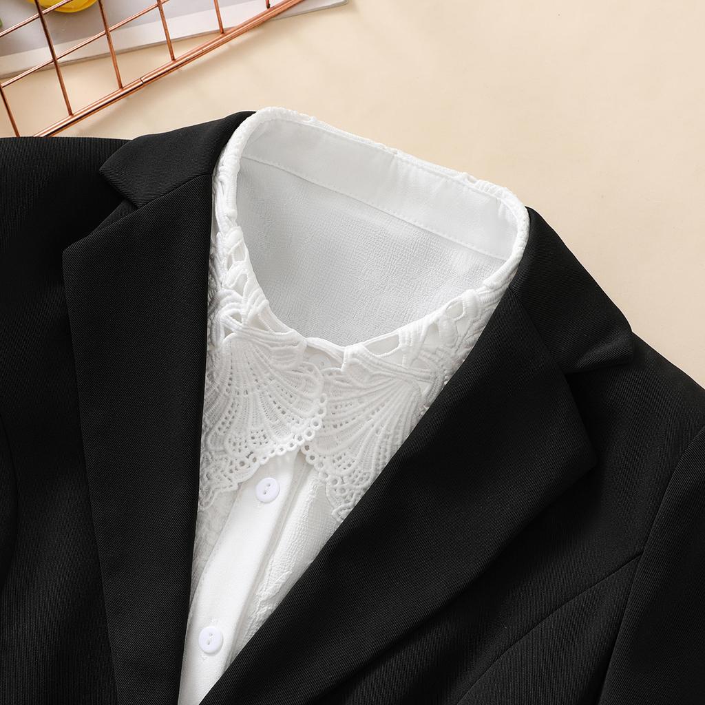 Women's Fashion Peacock Tail Collar Jacquard Fake Collar Personalized Decoration Collar Layered Half Shirt Style Fake Collar