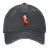 Unicorn Cat Riding Lightning TRex Baseball Cap New Hat Mountaineering Ball Cap Golf Hat Golf Men Womens