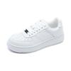 Kleine weiße Schuhe Damen Sommer Neu Leder Bequem Plateau Mode Vielseitig Paar Sport und Freizeit Board Schuhe Herren