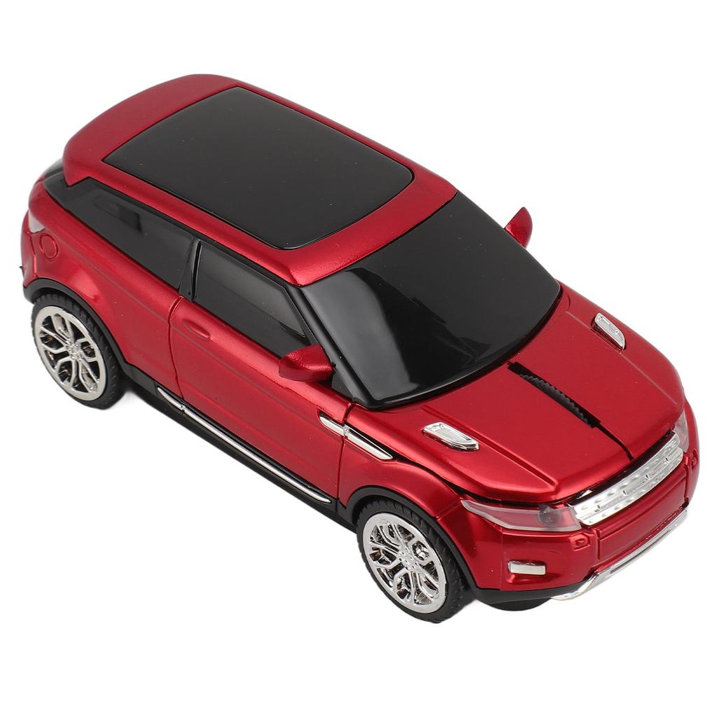 Car Shape Wireless Gaming Mice 2.4GHz 1600 DPI Cool 3D Car Shape Computer Mouse with USB Receiver for Laptop