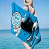 Atletico Belgrano Crest Microfiber Beach Towel, Lightweight And Quick-Dry, for Summer Travel, Beach Essential, Swimming Pool