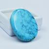 Blue Turquoise Oval Cut 74.25 Ct Arizona Slab Crystal Natural Loose Gemstone