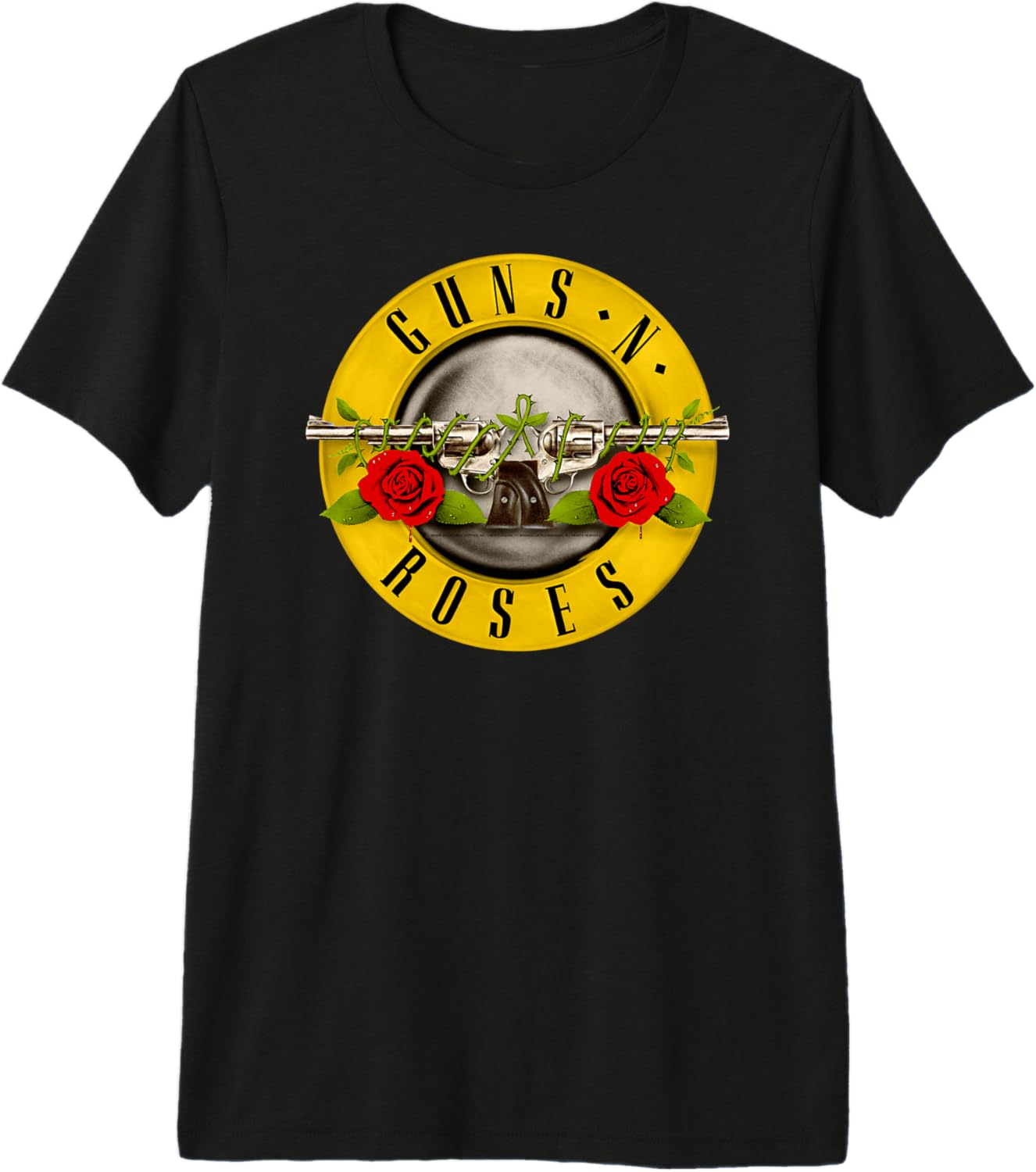 Guns N  Roses Classic Bullet Logo Premium Tri-Blend T-Shirt S