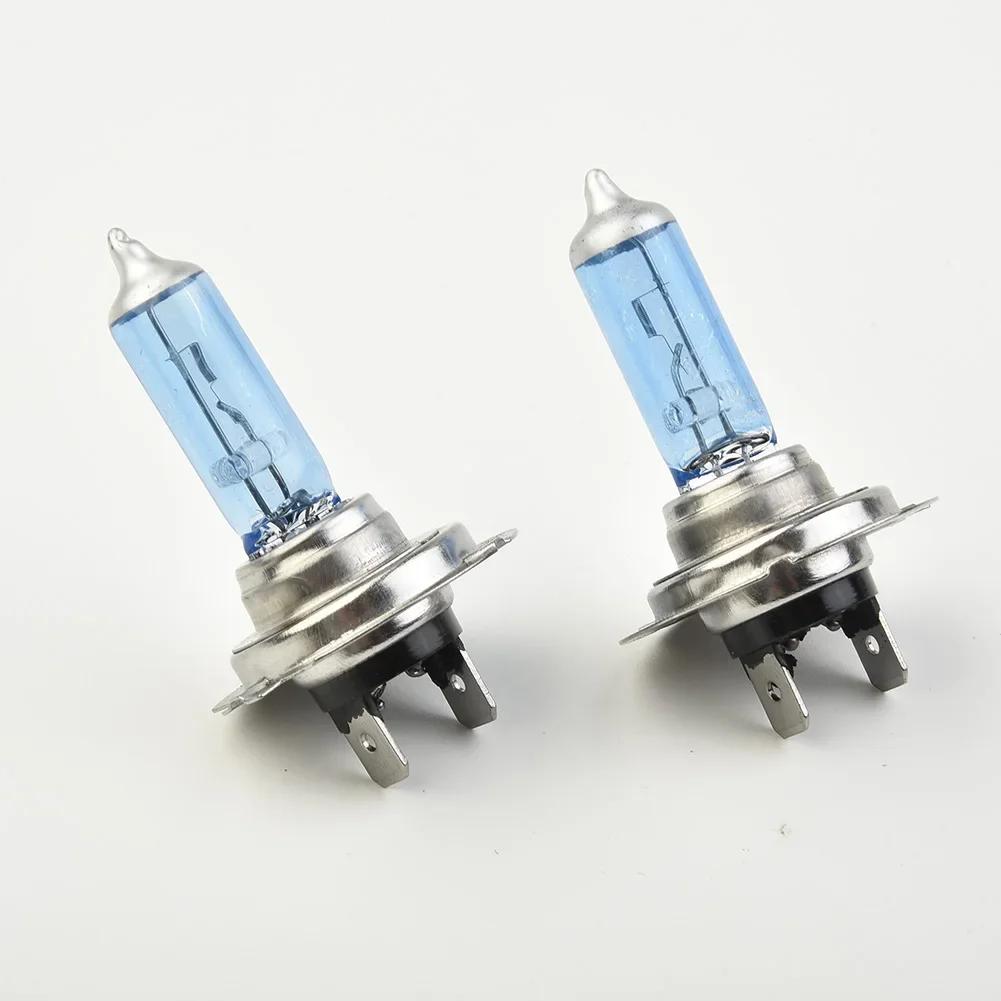 2pcs Car 12V H7 100W 6000K White Xenon Lamps Super Bright Halogen Cars Headlights Bulbs Daytime Running Lamps Lighting Bulbs