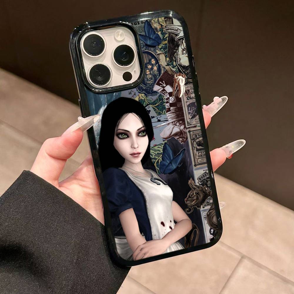 Popular Game A-Alice M-Madness R-Returns For IPhone 17 16 Pro Max Air 15 14 13 12 Mini Plus 11 Hard PC+TPU Phone Back Cover