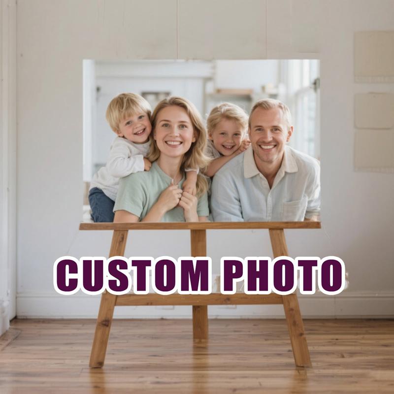 Pôster de Lona Personalizado com Foto Personalizada Decoração de Casa Imprima Suas Fotos Arte em Lona Fotos, Animais de Estimação, Casamento, Família Para Festivais, Festa, Eventos Temáticos