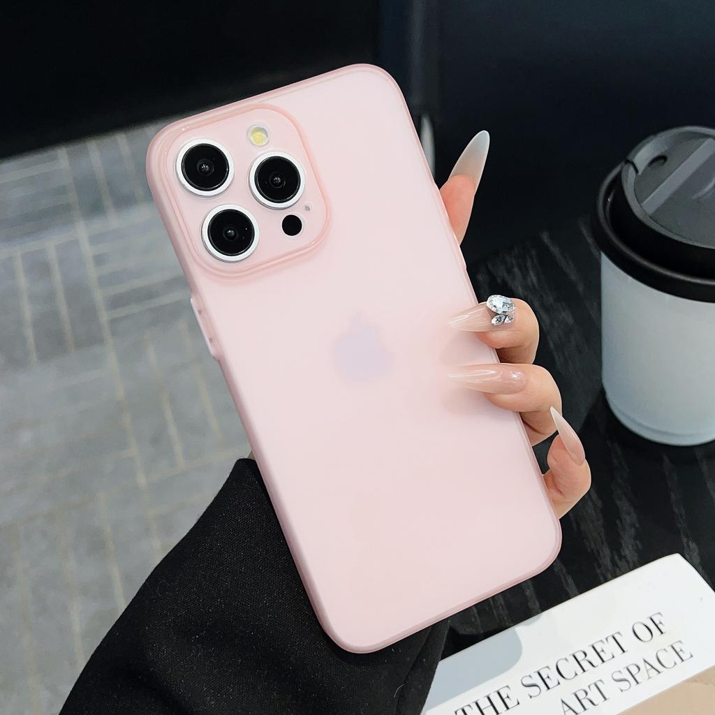 Ultra-thin matte suitable for iPhone16E mobile phone case SE new Apple 15promax transparent matte silicone case