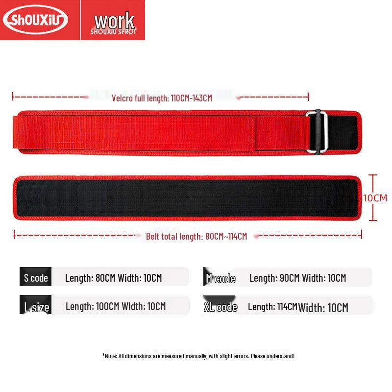 Cinturón Lumbar de Soporte para Levantamiento de Pesas con Hebilla de Autocierre - Equipo Protector de EVA para Entrenamiento de Fuerza y Peso Muerto