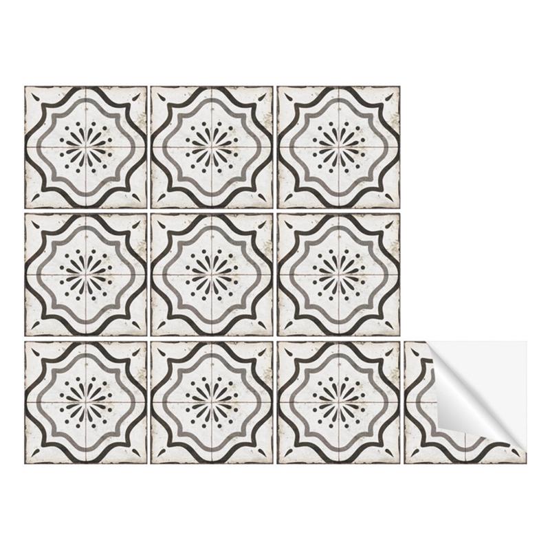 

10 шт. Декоративна плитка наклейка для кухні ванної кімнати водонепроникна нафтозахисна меблі сходи домашній декор стіна наклейка