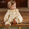 LELE JOVE Nordic Style Ruffle Infant Bodysuit Romper