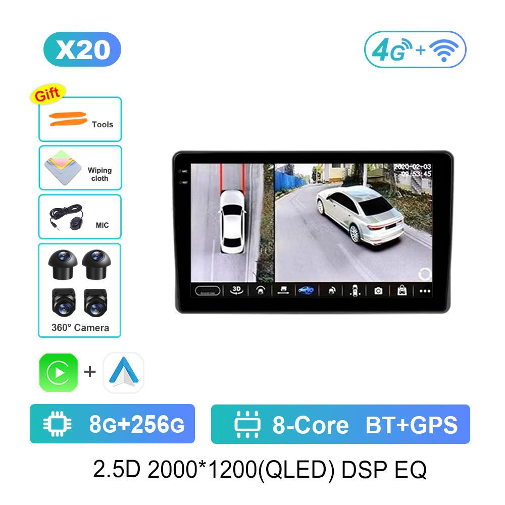 Car Radio Andoird 14 Intelligent System For Fiat Panda 169 2003 - 2012 Autoradio DVD 4G LTE 2 DIN Stereo BT Multimedia DSP
