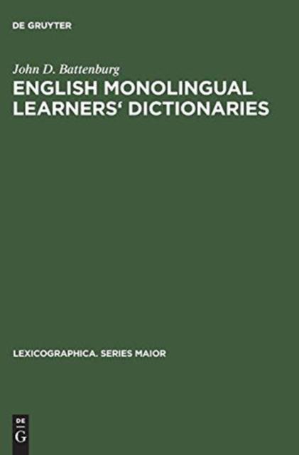 The English Monolingual Learners' Dictionaries : A User-oriented Study Book