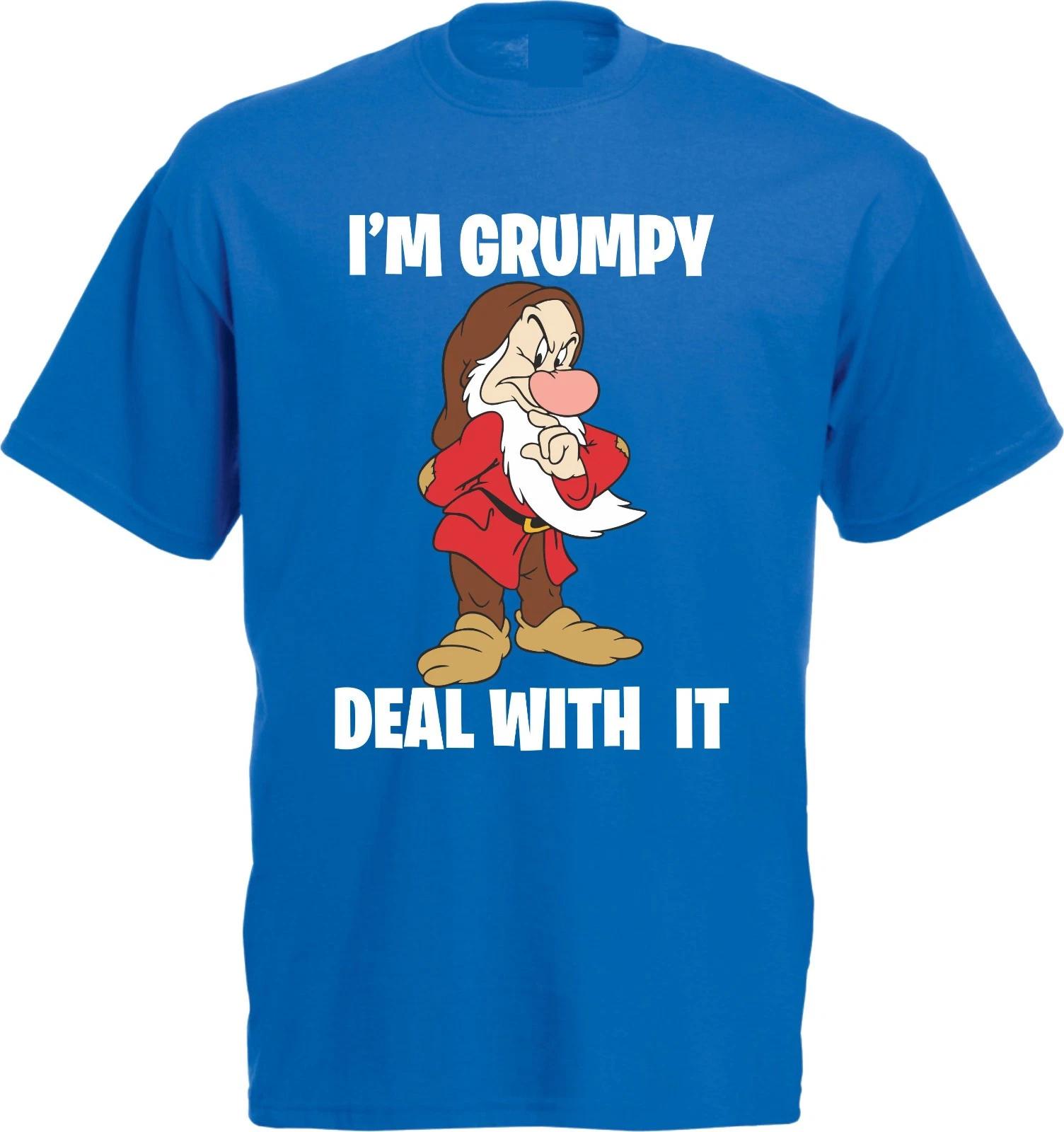 Grumpy tshirt Funny Tshirt Meme T Shirt Dwarft t shirt Cartoon tee gift top 4 S