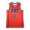 OKC Thunder Basketbalový dres Pánský Bavlněný Týmový úbor Tréninkový Zápas Fanouškovské oblečení Modrá Černá Oranžová S M L XL XXL