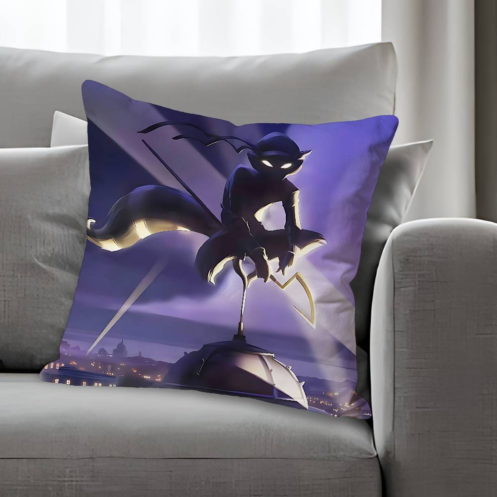 Game SSly CCoopersS Pillow Cases for Bedroom Living Room Sofa Home Decor Polyester Cushion Cover with Zipper