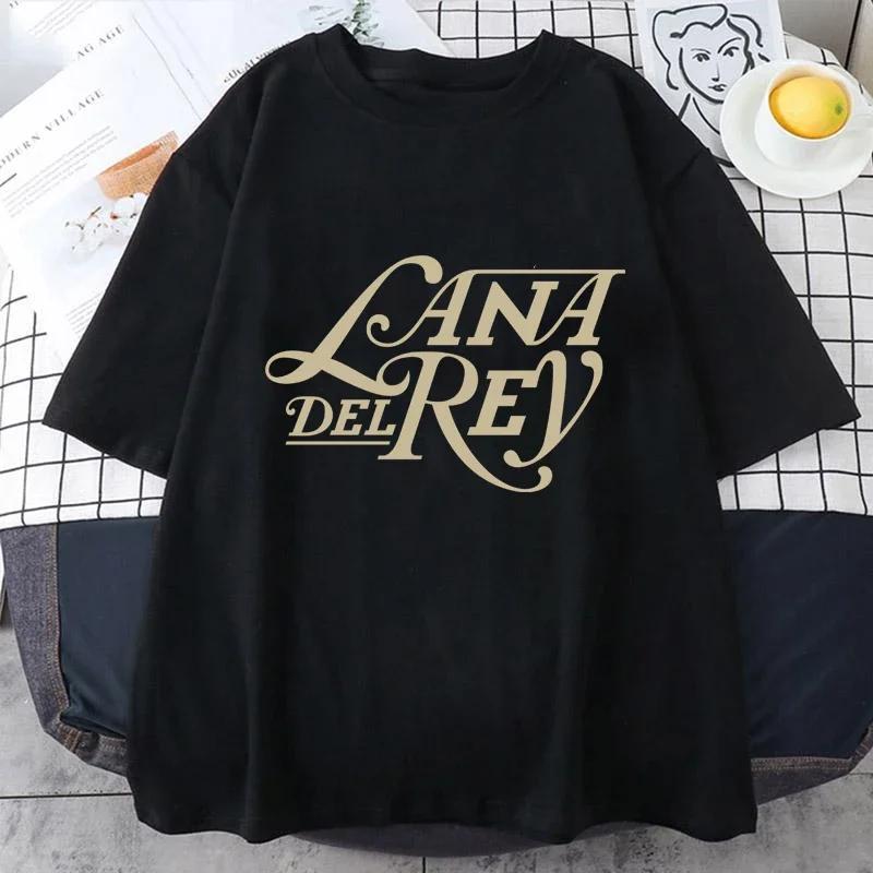 Famous Singer Lana Del Rey Fans TShirts Fashion Ultraviolence Music Album Tees Vintage Hip Hop Streetwear Casual Short Sleeve