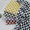 Checkered Bath Towel Cotton Face Towel Adult Absorbent Towels Gift Towel Supplies Bathing Tools