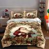 Santa-themed Holly. Bedding Duvet Cover Sets Duvet Covers Pillowcases Gifts (1 * Duvet Cover 2 * Pillowcases, Without Duvet Insert)