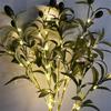 Olive Branch Night Light Battery Powered Simulation Olive Leaf String Light Indoor Decorative Lamp for Room Wedding Vase Decor