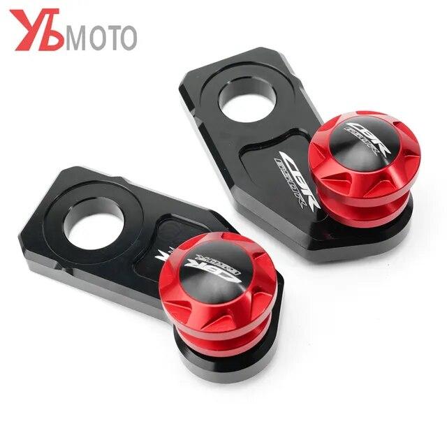 For Honda CBR650R CB650R CBR650F CB650F CBR 650R/650F CB 650R/650F Chain Adjustment Block Frame swingarm Spools sliders