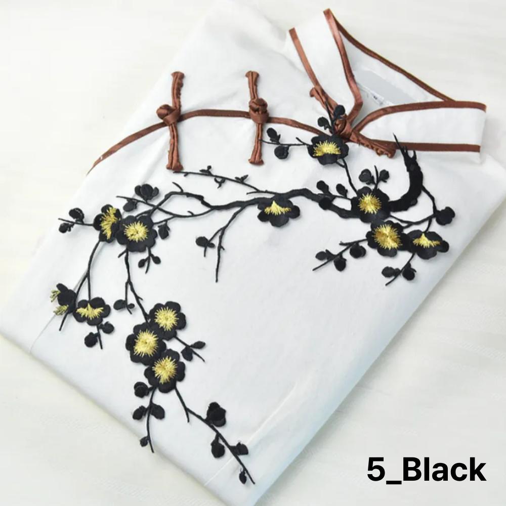 Výšivka/Znak s korejskou sérií Velká švestka