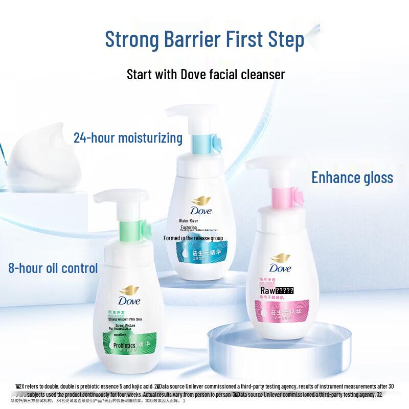DOVE Lime Berry Shower Gel & Cleansing Foam Set