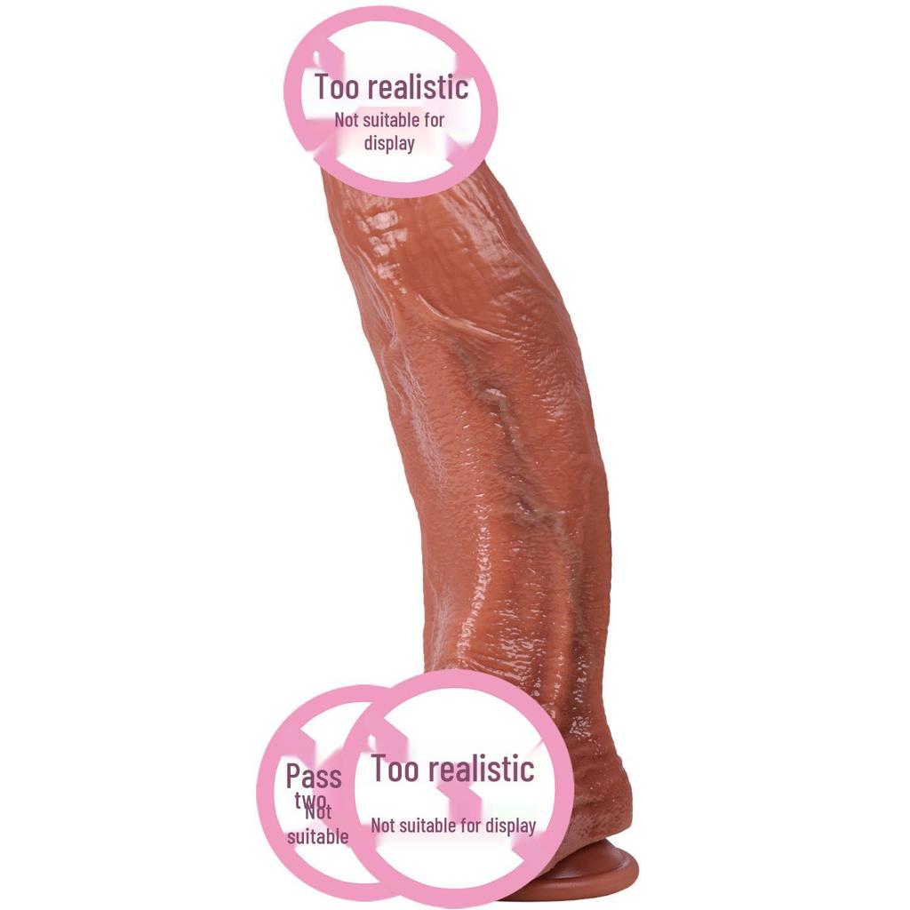 Silikon Gebogener Dildo Weiches Fleisch Erwachsenenspielzeug für Frauen