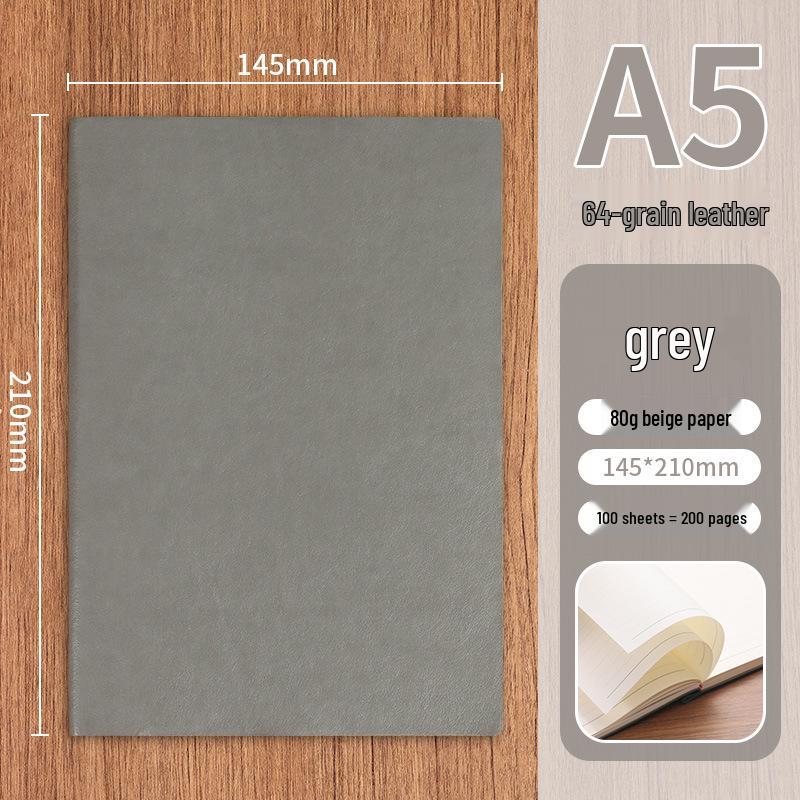 Custom Logo A5 PU Leather Business Notebook Diary
