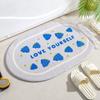 Absorbent Mat for Toilet Floor Mat for Toilet Floor Mat for Bathroom Door Mat for Entrance Door Carpet for Bedroom Kitchen Non-slip Mat for Household