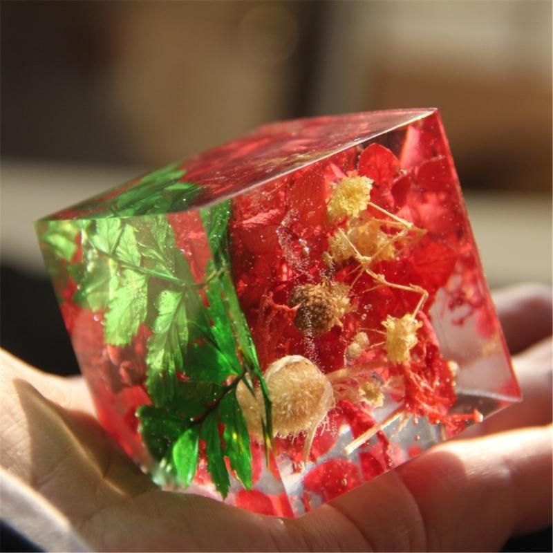 Food Grade Silicone Cubes Mould Set Of 3 For Resin Craft And Geometric Home Decoration Projects