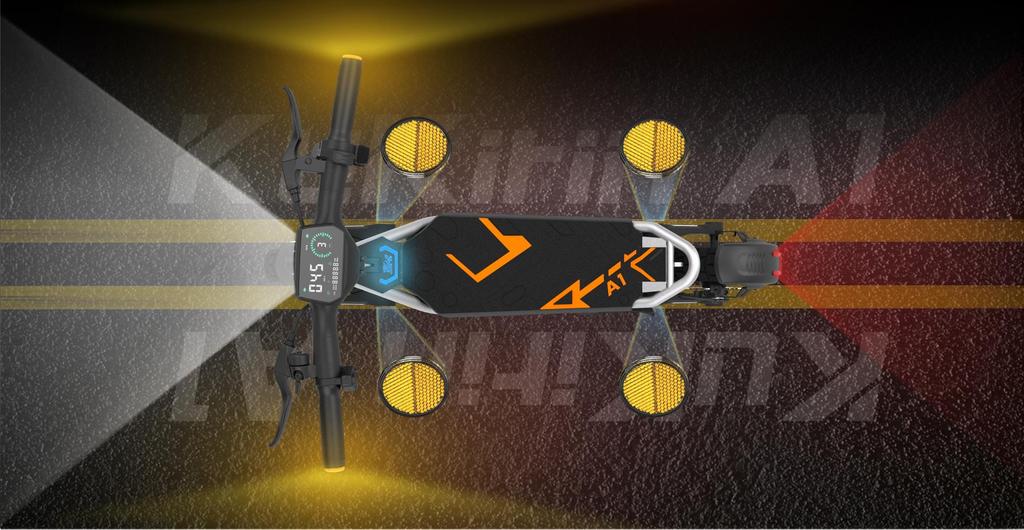 Hulajnoga elektryczna składana Kukirin 10" silnik 800W hulajnoga elektryczna miejska prędkość maksymalna 45 km/h 48V 13AH zasięg 45 km obciążenie 120 kg A1