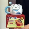 Crayon Xiaoxin Ceramic Mug Girls Children's Water Cup Home Breakfast Cup Office Coffee Mug Souvenir