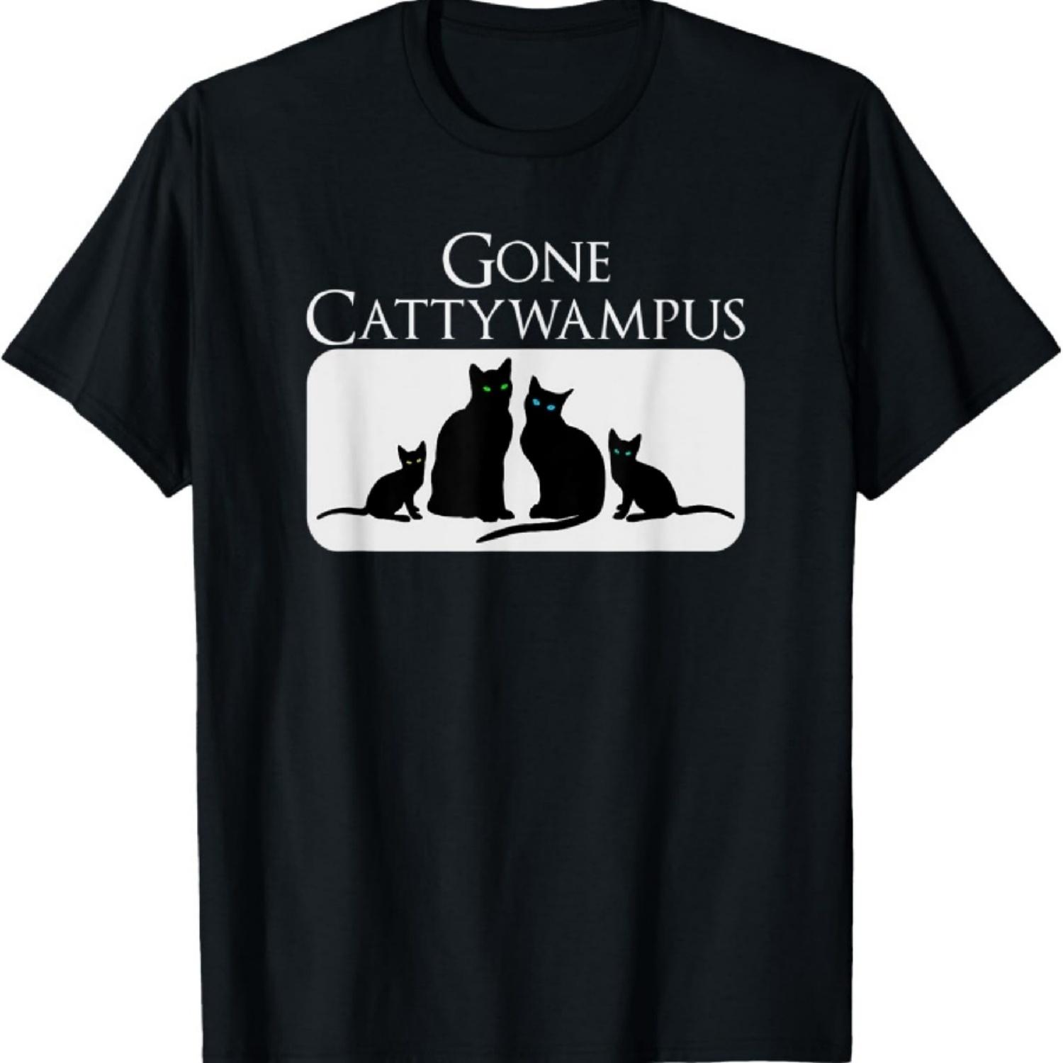 

Gone Cattywampus Funny Southern Sayings T-Shirt XXXXXL чорний