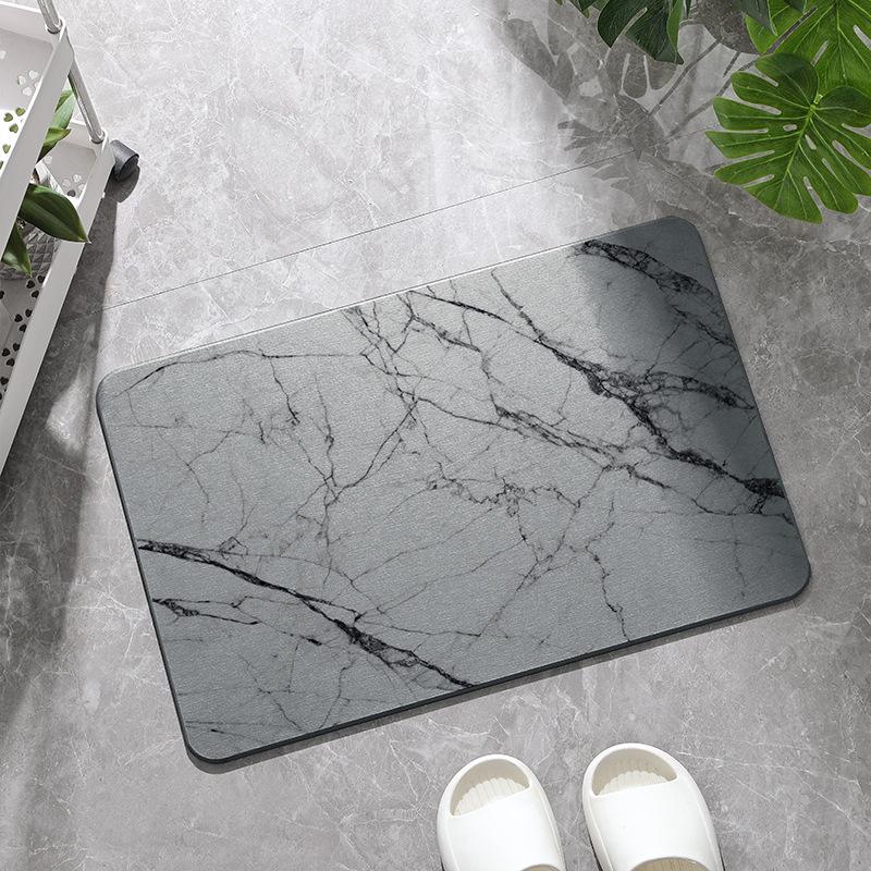 Sam, the Same Diatom Mud Floor Mat, Hard Bathroom Floor Mat, Toilet Door Floor Mat, Toilet Diatomite Quick-drying Non-slip
