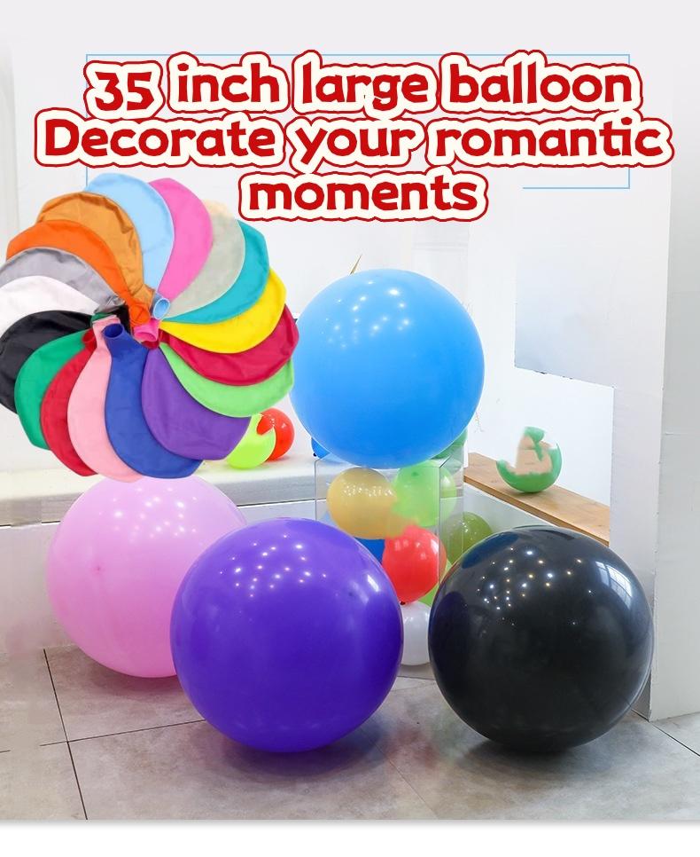 3Pcs 35Inch Large Size Latex Balloons Toy Candy Balloon Baby Shower Decor Air Globos Wedding Birthday Party Decoration Kid Gift