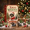 Holiday Countdown Box 2026 Christmas Dachshund Advent Calendar, 3D Collectible Ornament Set Gift with 24 Mini Dog Figures, for Kids PVC Figures