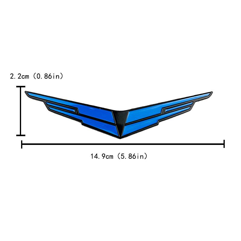 Modified Metal Wings Car Side Sticker Emblem for Cadillac ATS BLS CT5 CT6 CTS ESCALADE SLS SRX STS XT4 XT5 XTS Rear Trunk Badge tbhgm88