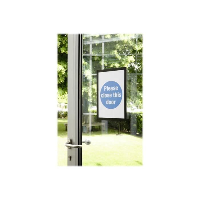 Porte-document - DURABLE - DURAFRAME - A4 - double face - noir