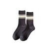 Striped Socks, Women's Pile Socks, Warm Cashmere Socks for Autumn and Winter, Mid-calf Socks, School Style, Versatile Long Socks