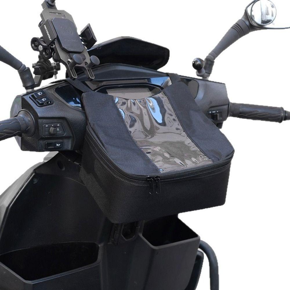 Waterproof Mountain Bike Bag Viewing Window Bicycle Front Bag  Unisex