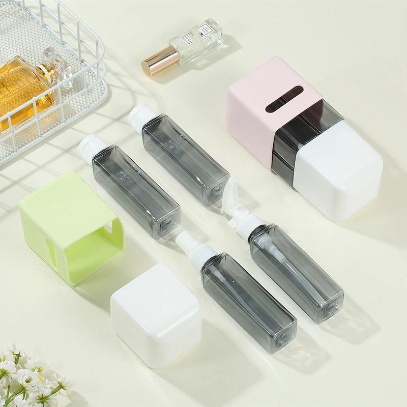 4 In 1 60Ml Travel Bottle Set Refillable Combination Shampoo Shower Gel Hand Wash Lotion Split Empty Bottle Travel Kit Accessory